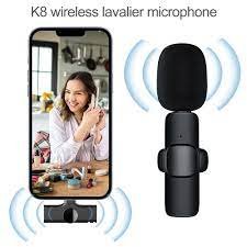 K8 Wireless Lavalier Microphone For Recording – Type-C Mini MIC For Mobile Phone Live Streams Interview